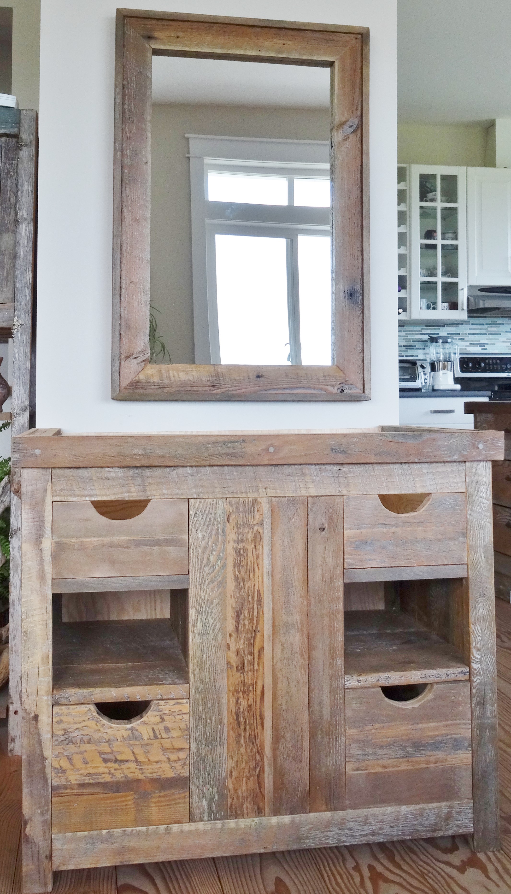 Custom Vanity and mirror