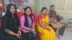 Some students with Priyanka Mam