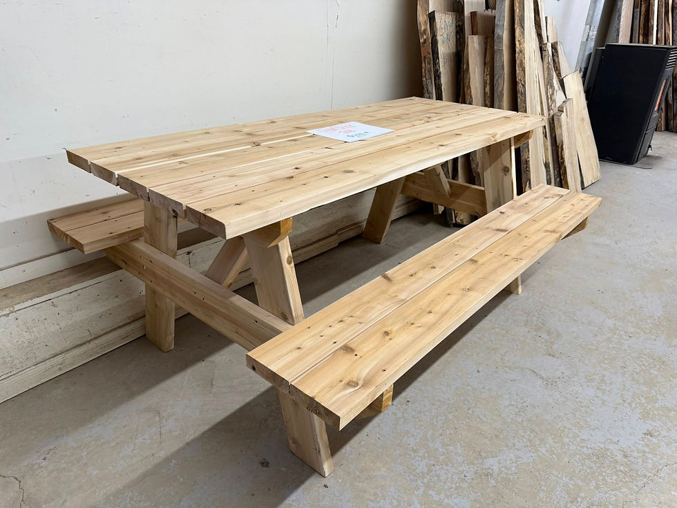 Cedar Picnic Tables