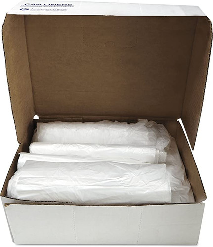 52X75 2-MIL CLEAR 96 GALLON CAN LINER