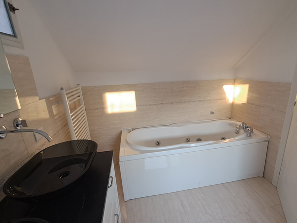 Main bathroom hot tub