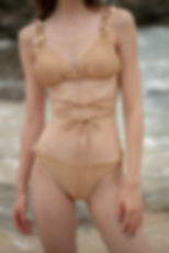 Thumbnail: Tania swimsuit - Gold