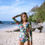 Thumbnail: Laila swimsuit - Navy floral