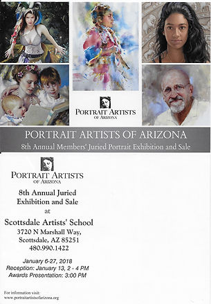 Portrait Artists of Arizona 2018