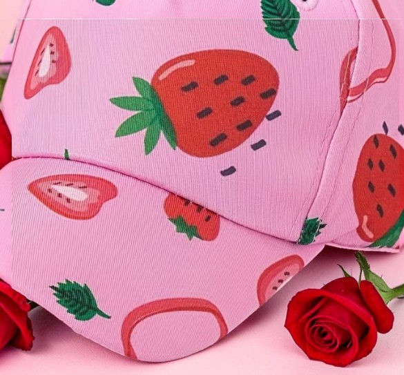 Thumbnail: Children’s Strawberry Baseball Cap 🍓