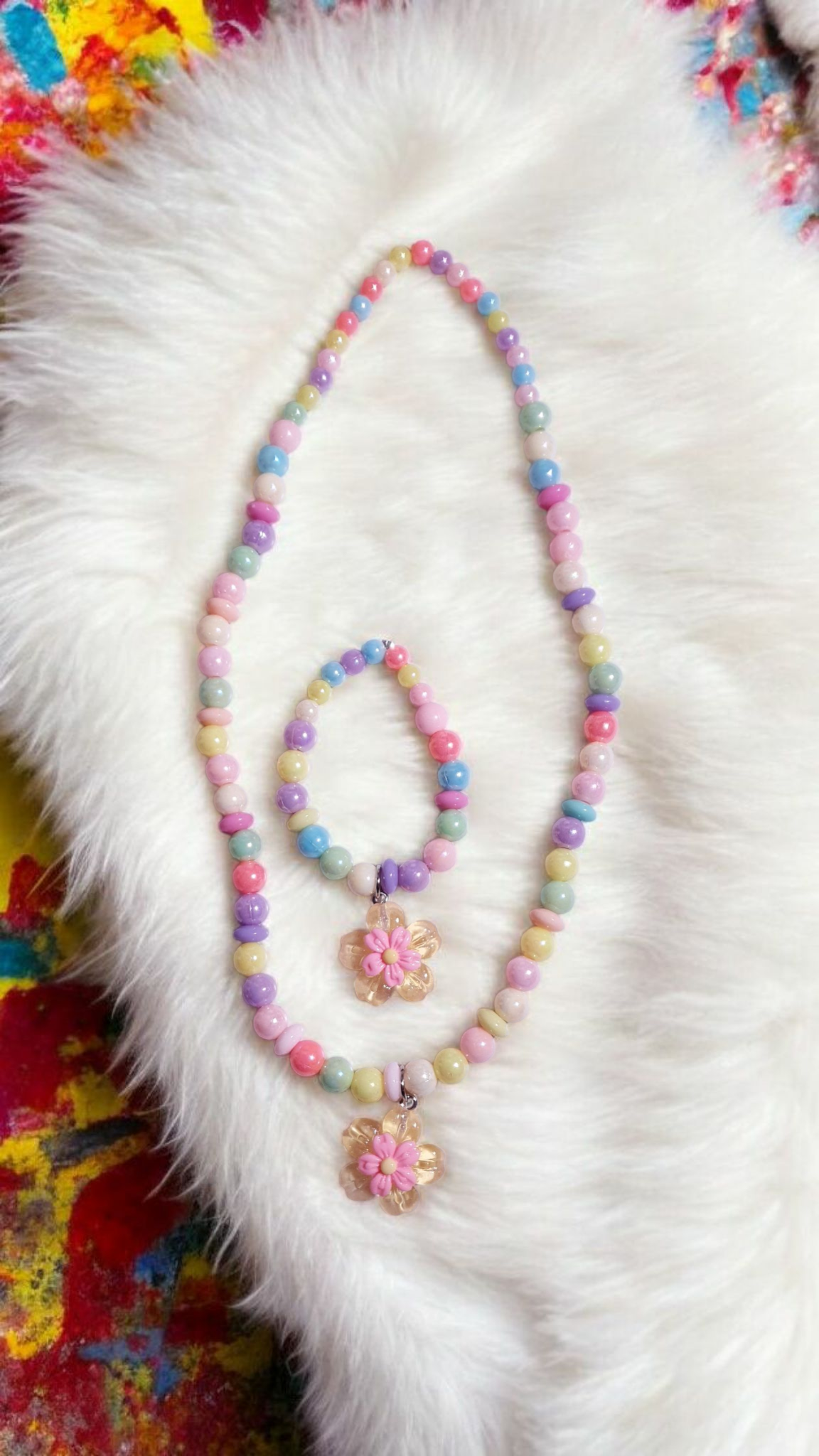 Kids Jewellery Necklace & Bracelet Set