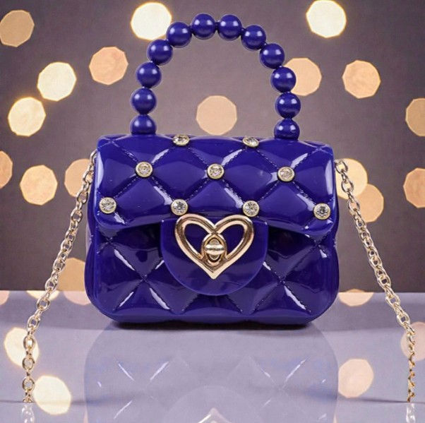 Thumbnail: Mini Handbags Single Chain Kids Candy PVC Bags