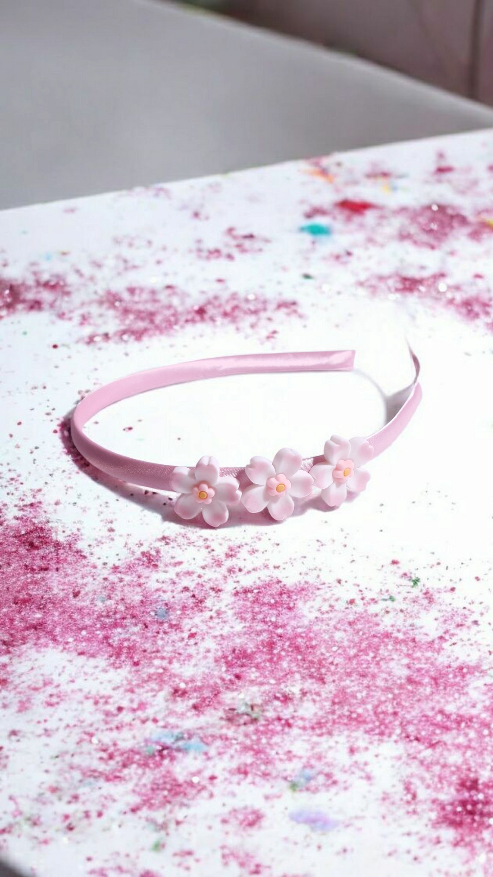 Thumbnail: Pixie Pop Cute Headbands with Resin Flower