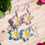 Thumbnail: Kids Earrings Resin Flower Surgical Steel Earrings 2 Pairs