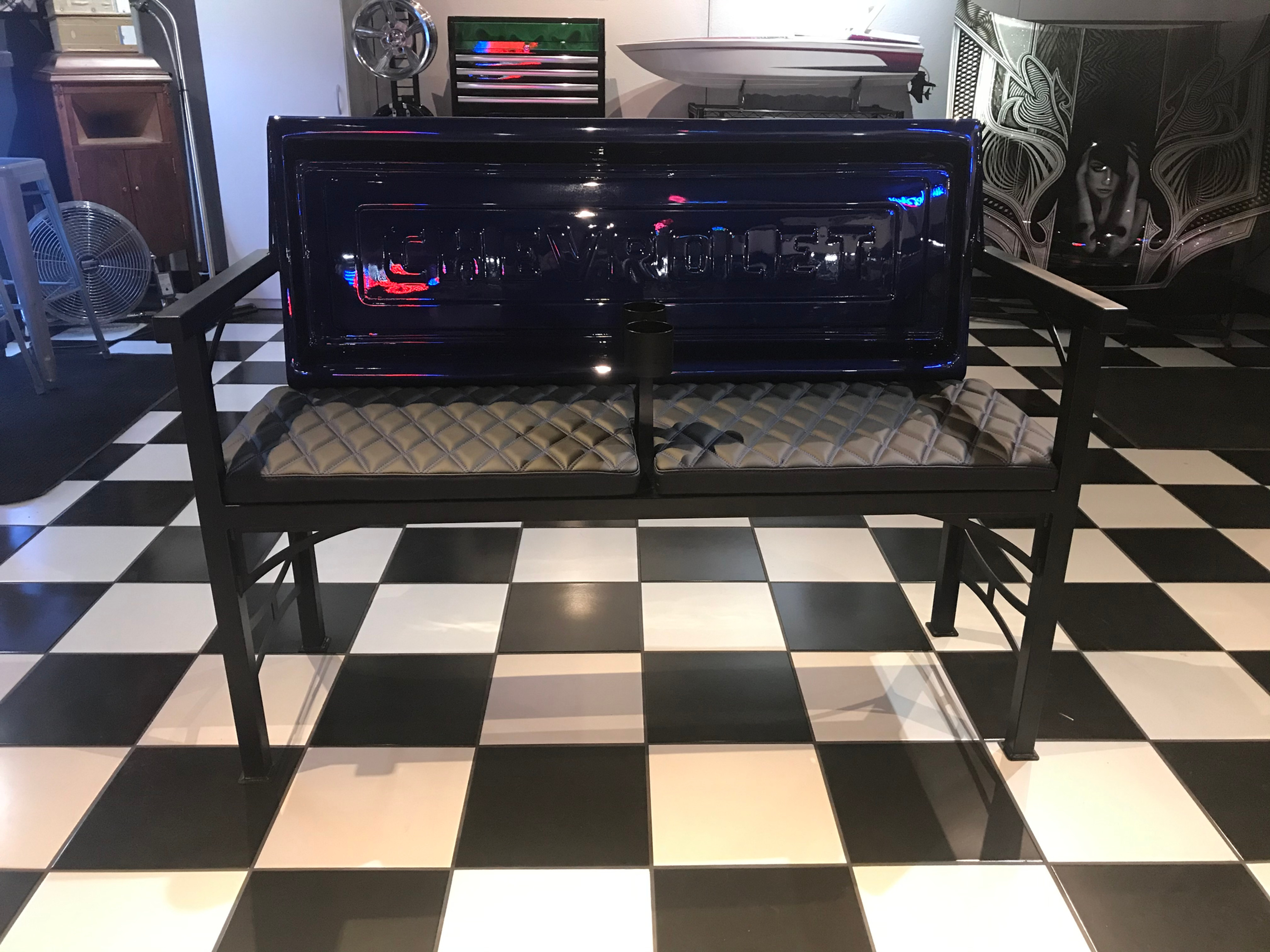 Chevy tailgate bench