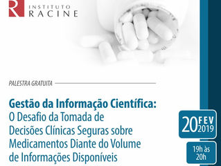 Palestra Gratuita: Gestão da Informação CientÃfica
