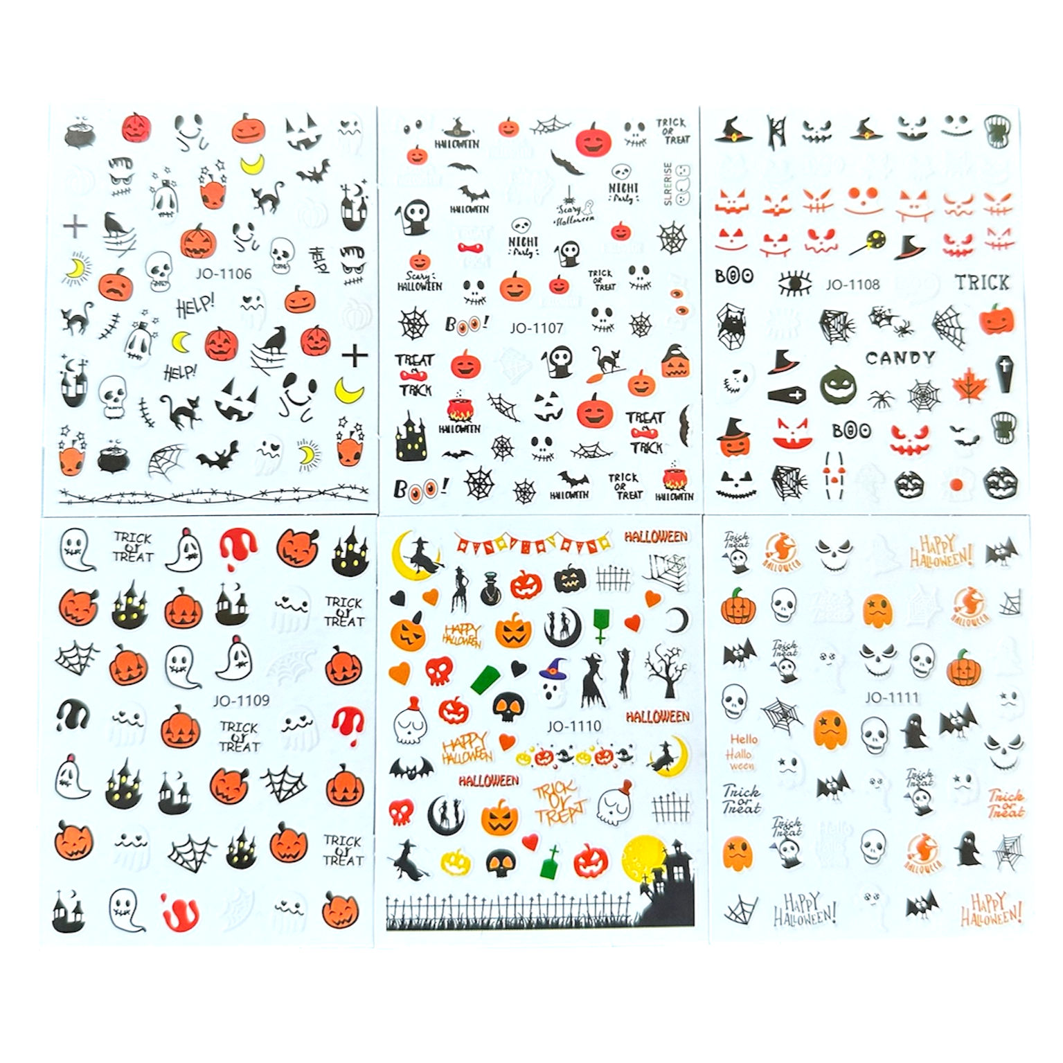 Halloween stickers 6 ark