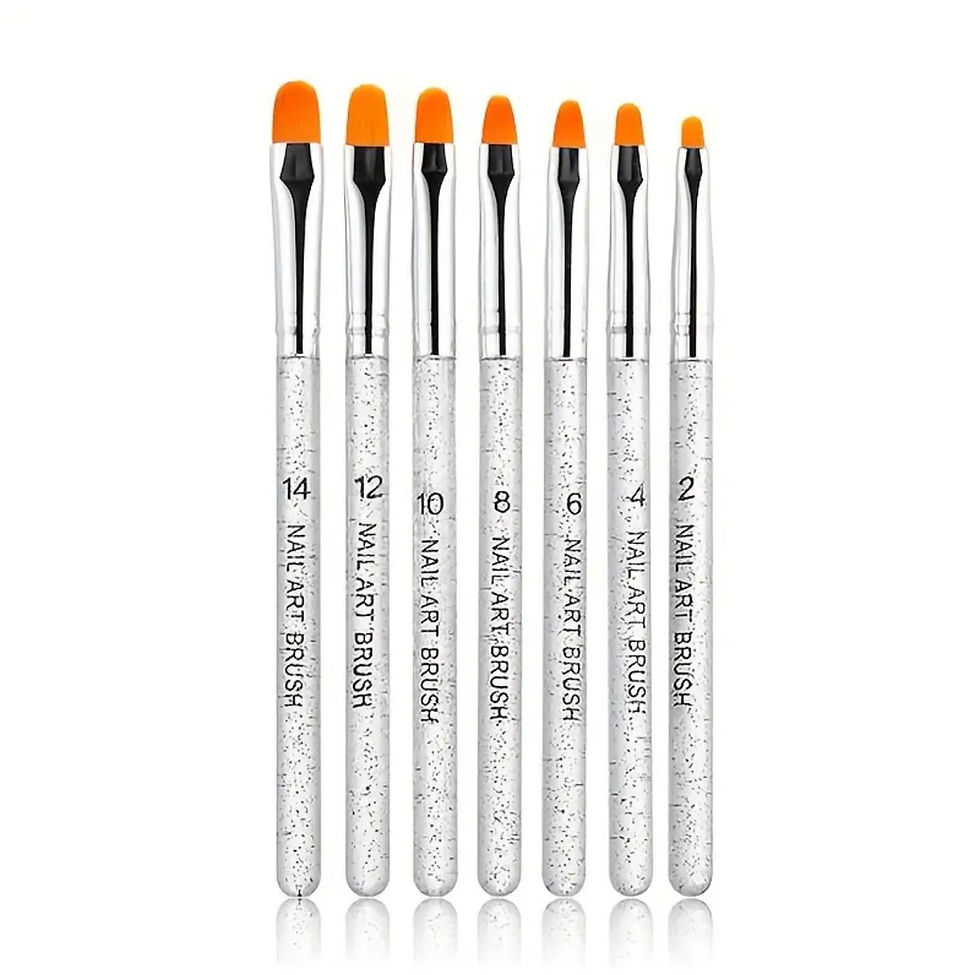 Vyra penselsett med 7 pensler