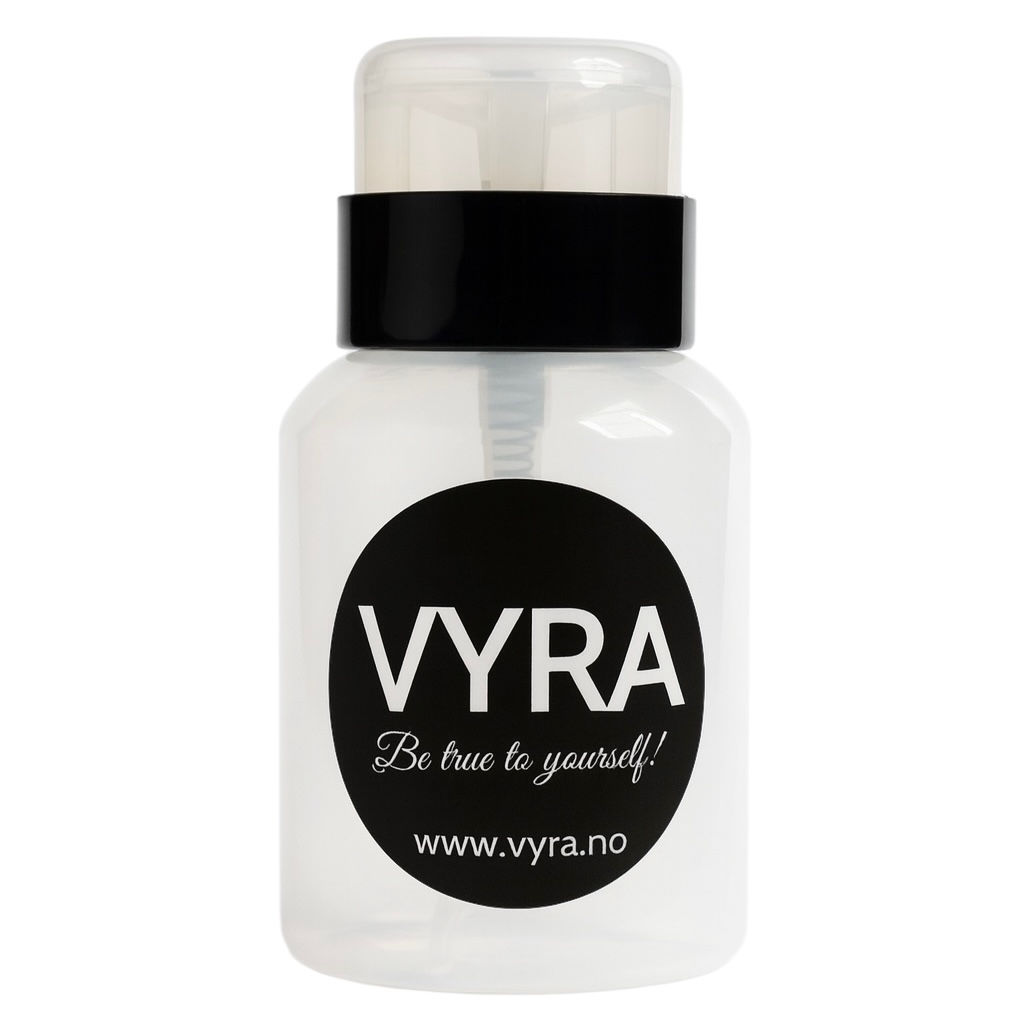 Pumpedispenser for neglelakkfjerner