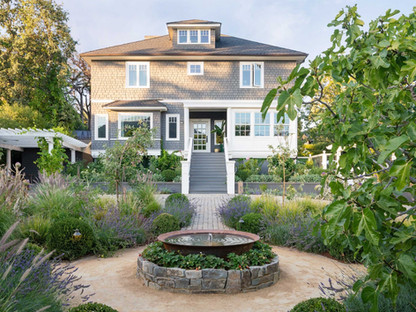 Kentfield Front Yard water feature