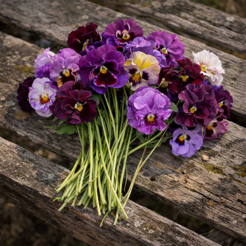 Pansy Wittrockiana "Moulin Rouge Mixed"
