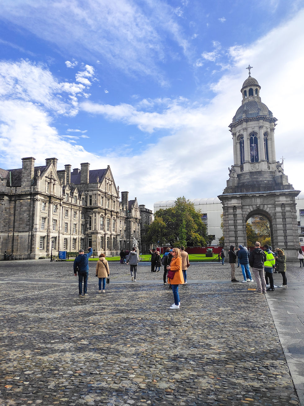 The Trinity College in Dublin is Ireland’s oldest and most prestigious university