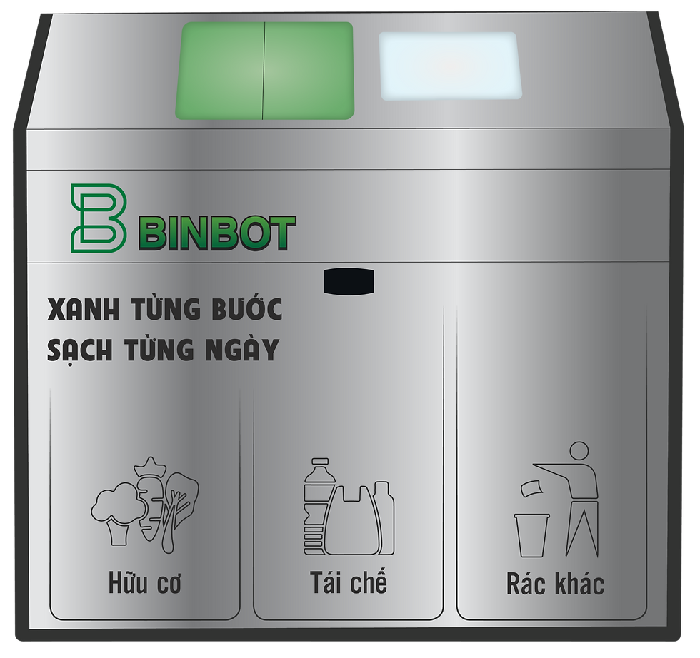 Giải pháp thông minh cho việc phân loại rác: Thùng rác thông minh BinBot