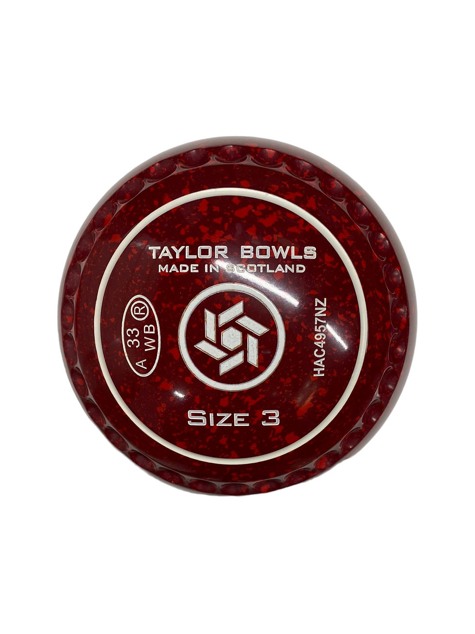 GTR Size 3 Half Pipe Grip Maroon/Red