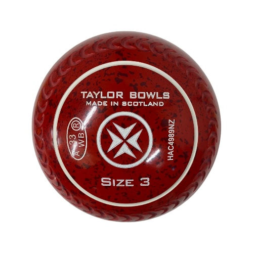 GTR Size 3 Crescent Grip Red/Maroon