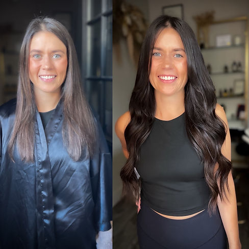 Jamie before and after extensions.JPG