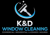 k&d window cleaning logo