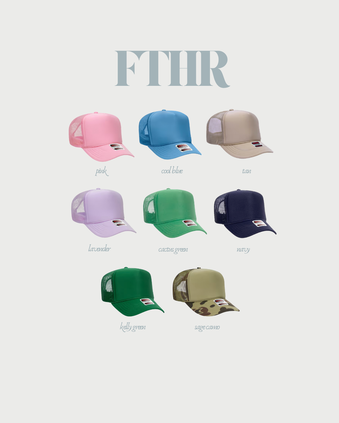 Custom Pearl Pendant Trucker Hat