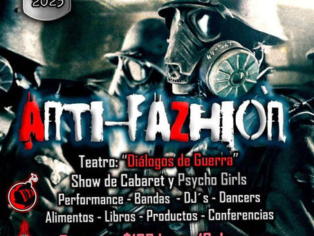 ANTIFAZHION 2023 !Muerte a la Guerra! y Edgar Allan Poe en la UTA (CDMX)