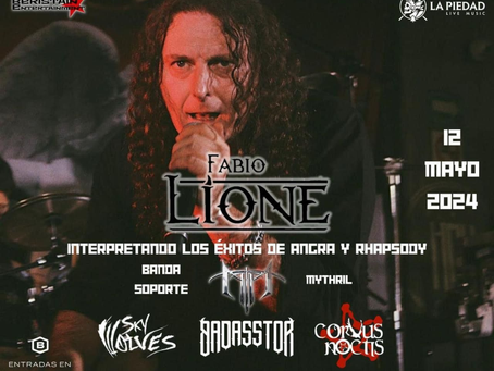 Fabio Lione en La Piedad Live Music