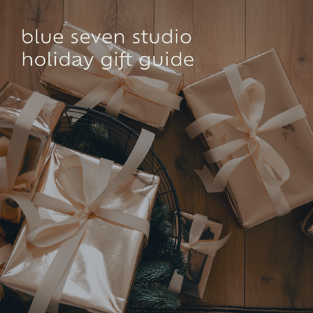 blue seven studio holiday gift guide 