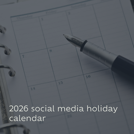 save this: 2026 social media holiday calendar