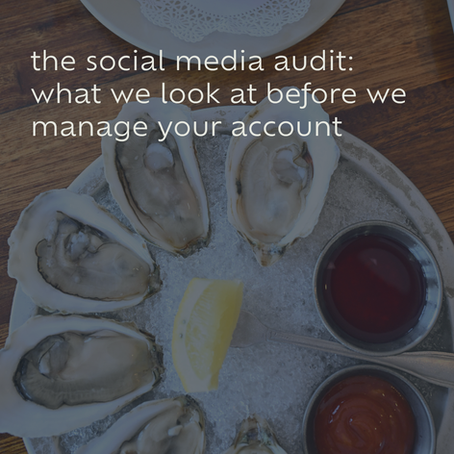 the social media audit: what we look at before we manage your account