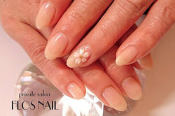 __お客様nail💅_前回と同じカラーですが、ワンポイントアートを変えて_春らしく桜に🌸_#ネイル#ジェルネイル#ジェル#スカルプ#スカルプチュア#フット#フットジェル#nail#ネイルアート#ネ