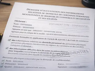 Article R.123-54 du Code de commerce : la confidentialité de l’adresse personnelle des dirigeants