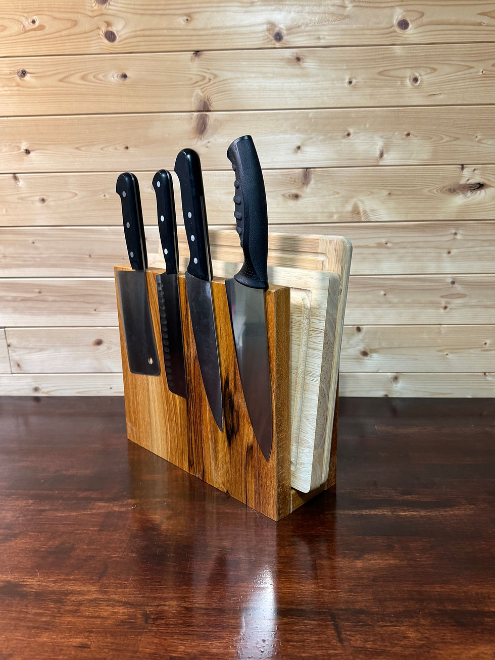 knife and cutting board holder