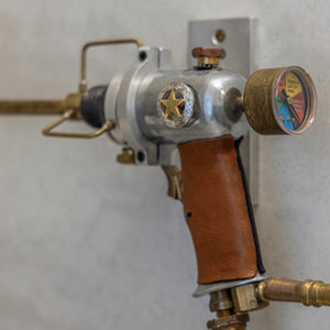 Steampunk Blaster Toilet Paper Holder