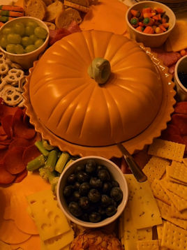 Cozy Pumpkin Charcuterie Board
