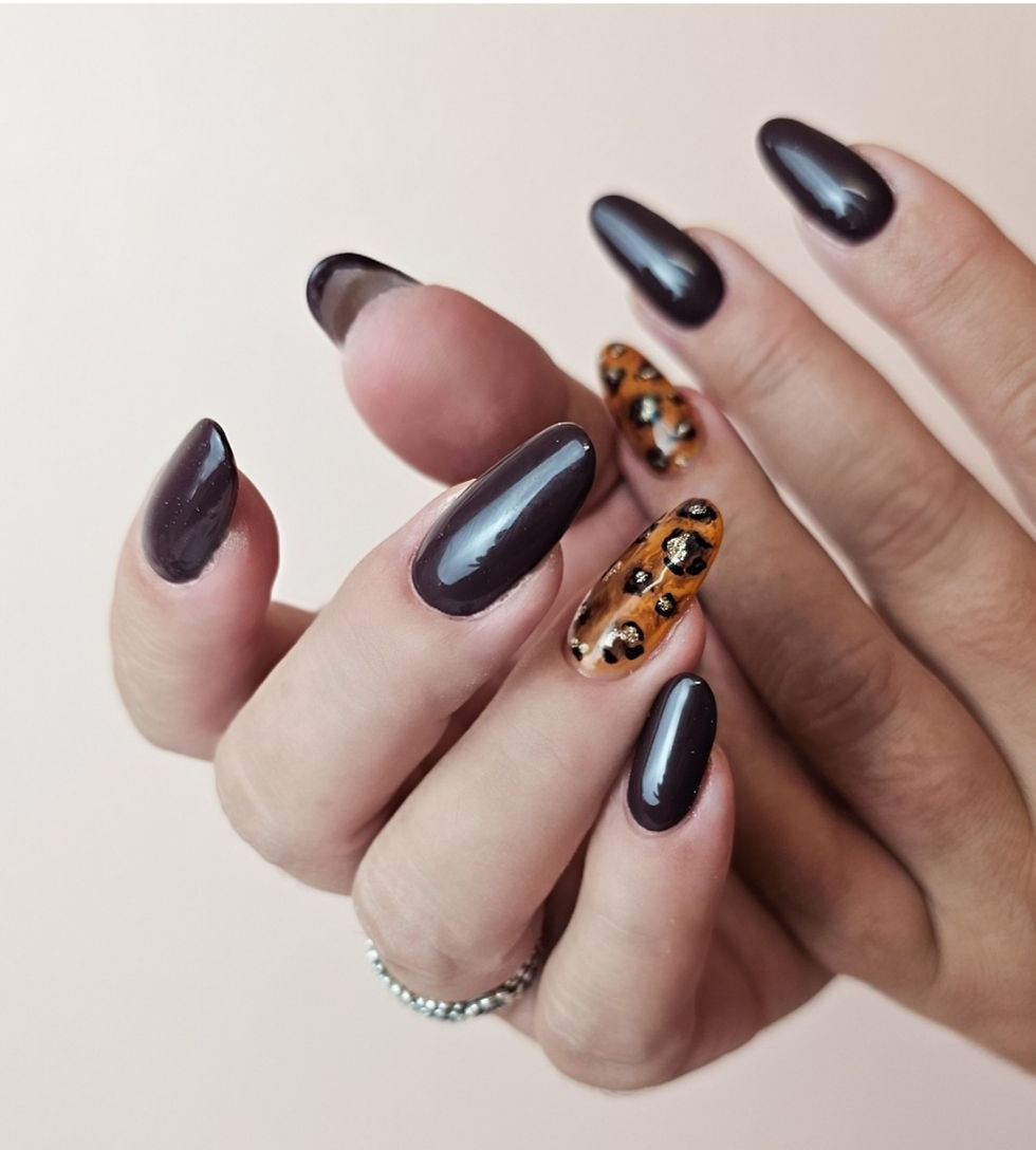 Miniatura: chocolate nails