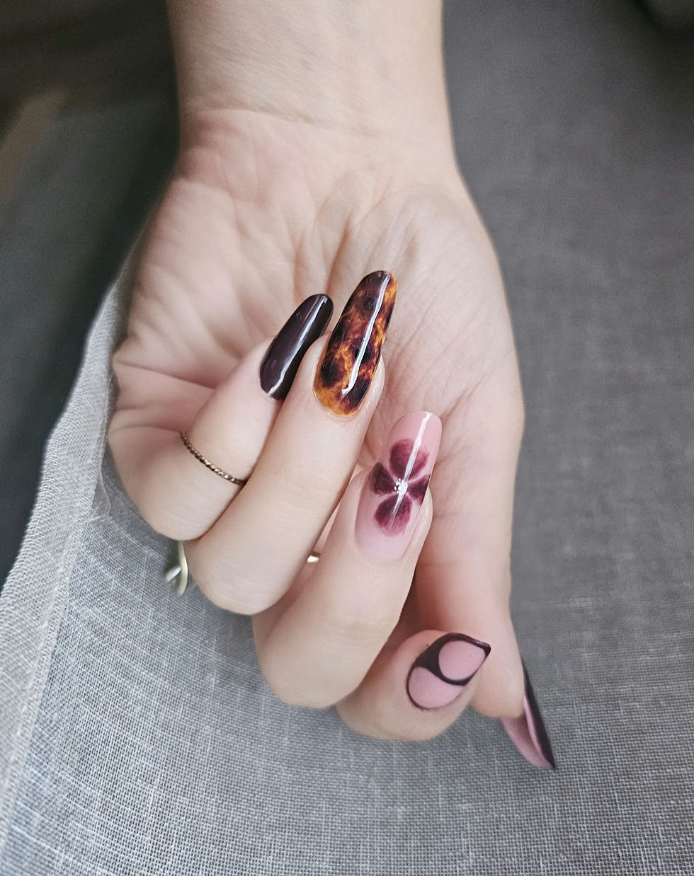 Turtle nail art tartaruga