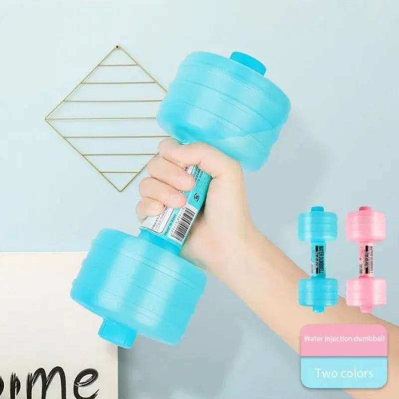 Thumbnail: 2pcs of 1000ml Dumbbell Adjustable Weight Gym Water Dumbbell Women's Weight Loss