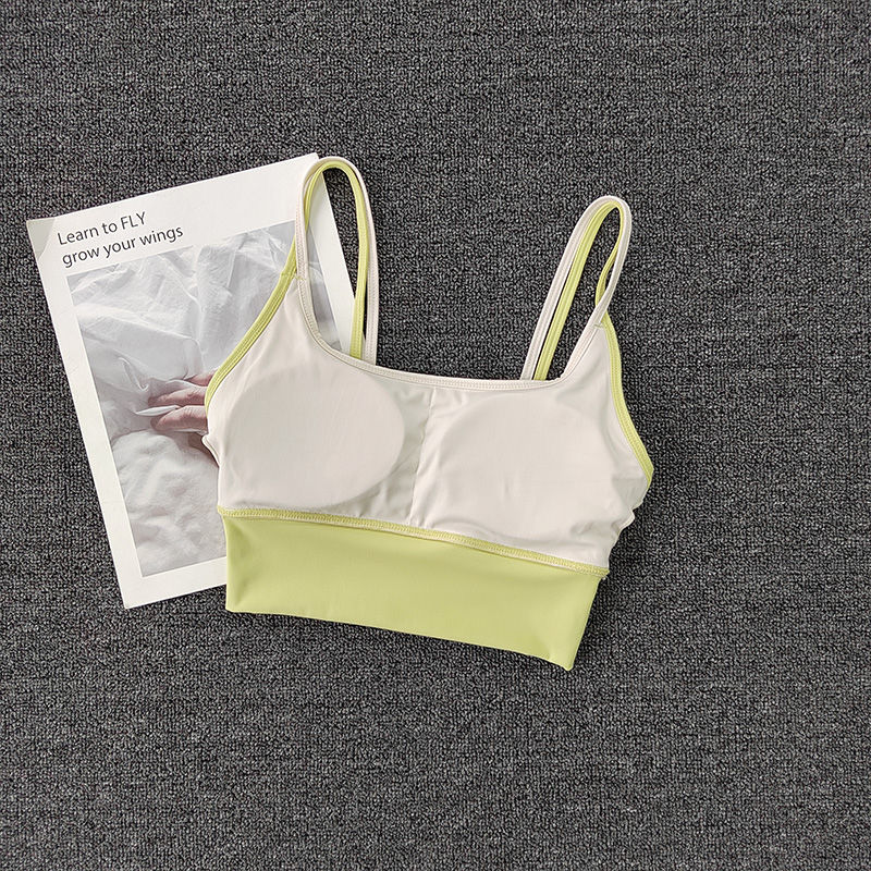 Thumbnail: Women Breathable Sports Bra Shockproof Fitness Tops Push Up Gym Crop Top Brassie