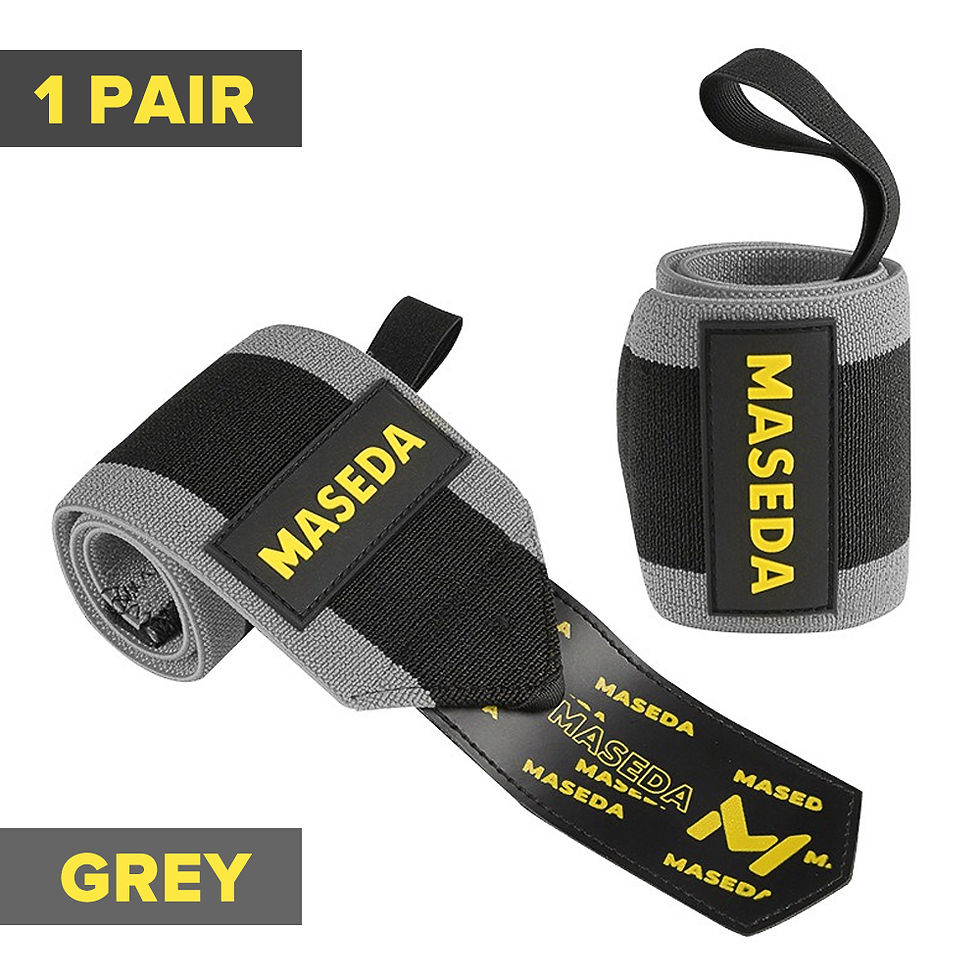 Thumbnail: 1 Pair Premium Wrist Support Fitness Wristbands Protect Your Wrist During GYM Wo
