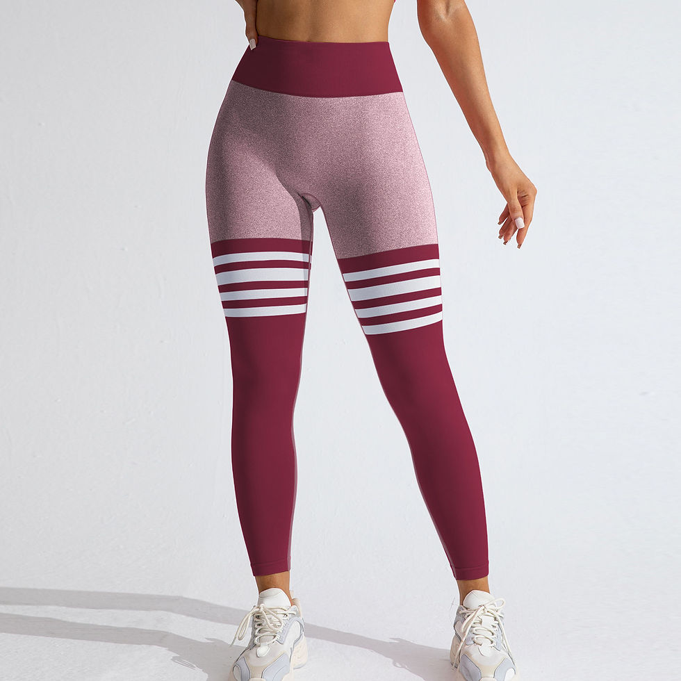 Thumbnail: Women V Back Leggings Exercise Gym Fitness Athletic Workout Elastic Leggins High