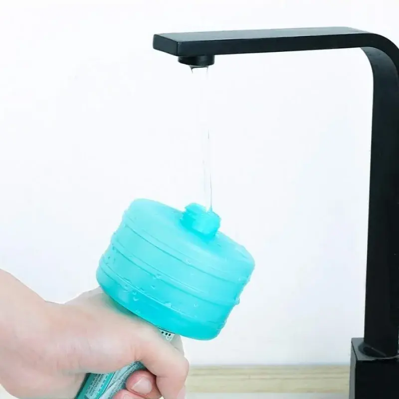 Thumbnail: 2pcs of 1000ml Dumbbell Adjustable Weight Gym Water Dumbbell Women's Weight Loss