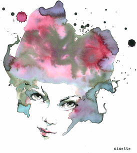 ninette eponyme illustrations. Art by the french artiste @ninetteponyme. inkdrawing 