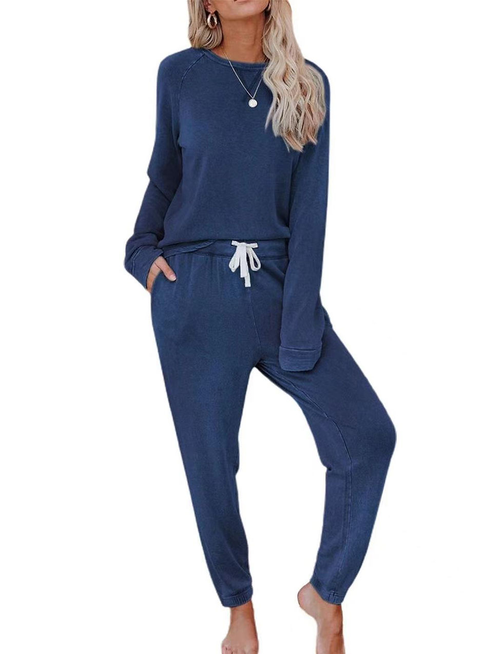 Thumbnail: Loose Fit Easy Set – 2-Piece Cozy Sweatsuit for Women