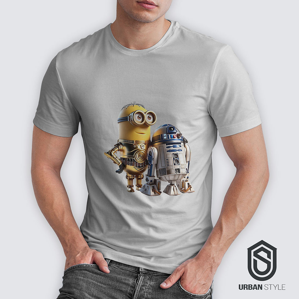 Miniatura: MINIONS R2-D2 y C-3PO