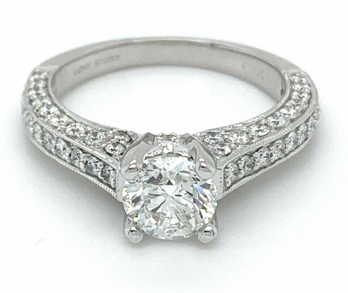 2 Ct Diamond Ring 14K ( 1 Ct center)