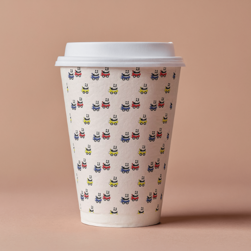 Illustrated party cup