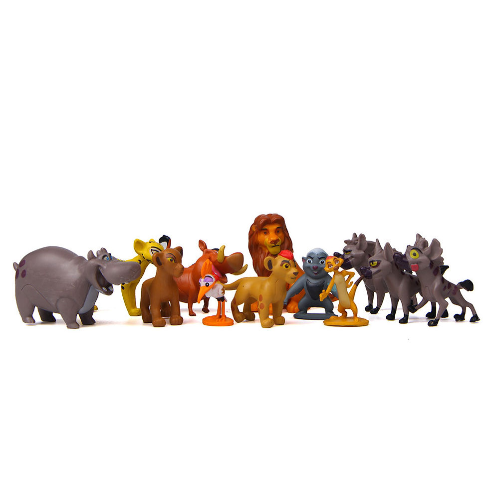 Thumbnail: 12Pcs/Set Anime Cartoon The Lion Guard King Kion Simba PVC High Quality Action F